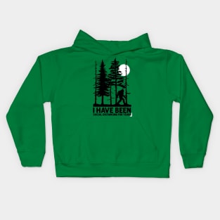 Bigfoot I Have Been Social Distancing For Years Kids Hoodie